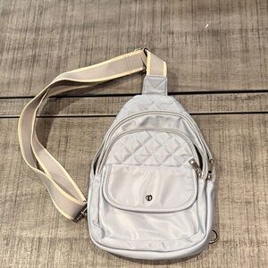 Light Gray Quilted Women's Backpack